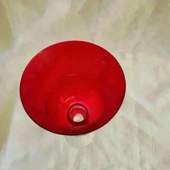 Red Candle Holder-Large - Picture 3 of 3